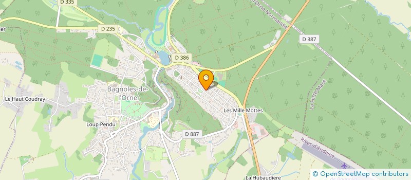 localisation de l'entreprise MONSIEUR NATHAN PETITBON à BAGNOLES DE L'ORNE NORMANDIE