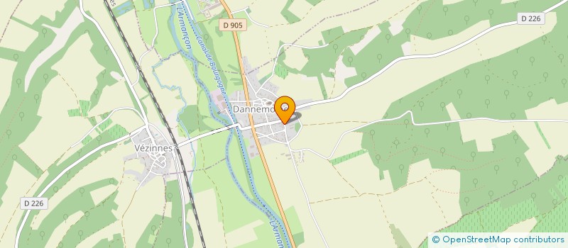 localisation de l'entreprise MONSIEUR NATHAN PEYROUX  DANNEMOINE