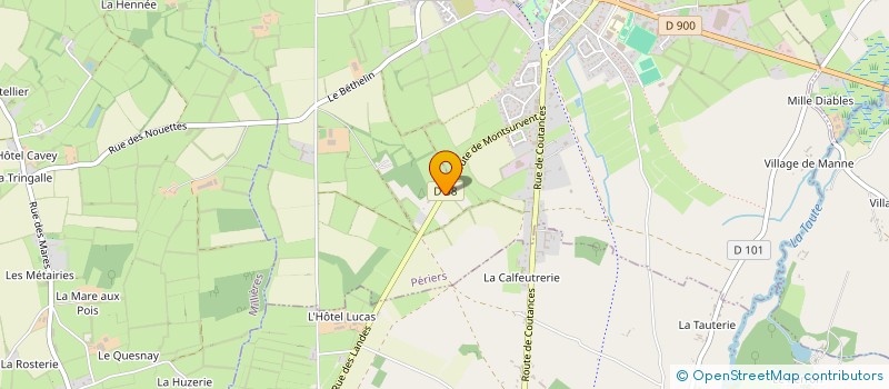 localisation de l'entreprise MONSIEUR NATHAN PHILIPOT  PERIERS