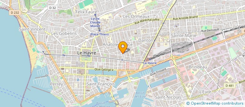 localisation de l'entreprise MONSIEUR NATHAN PHILLIPY  LE HAVRE