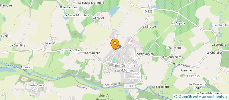 localisation de l'entreprise MONSIEUR NATHAN PICOT à SEVREMOINE