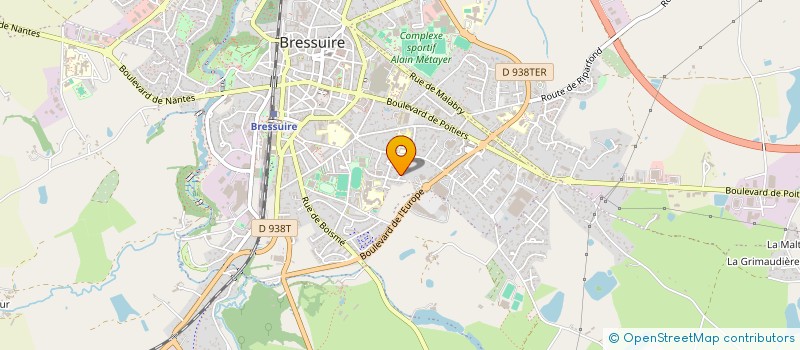 localisation de l'entreprise MONSIEUR NATHAN PIGNON  BRESSUIRE