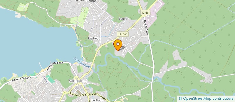 localisation de l'entreprise MONSIEUR NATHAN PINTO  SANGUINET