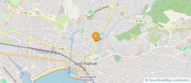 localisation de l'entreprise MONSIEUR NATHAN PISTRE  SAINT-RAPHAEL