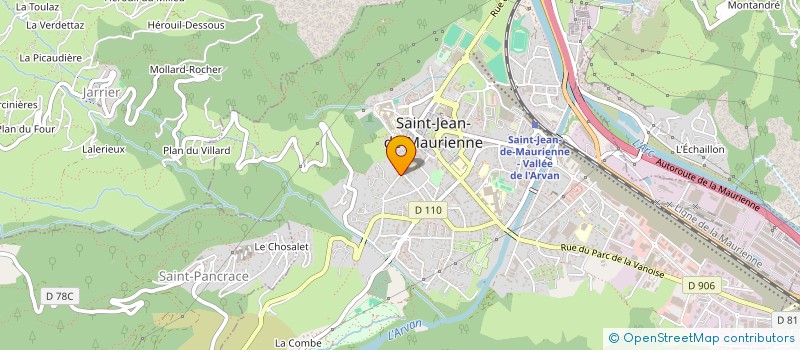 localisation de l'entreprise MONSIEUR NATHAN POLAUD à SAINT-JEAN-DE-MAURIENNE