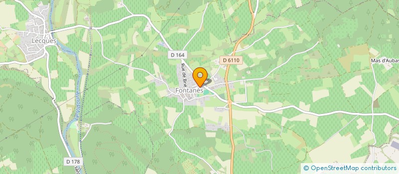 localisation de l'entreprise MONSIEUR NATHAN POLLANO  FONTANES