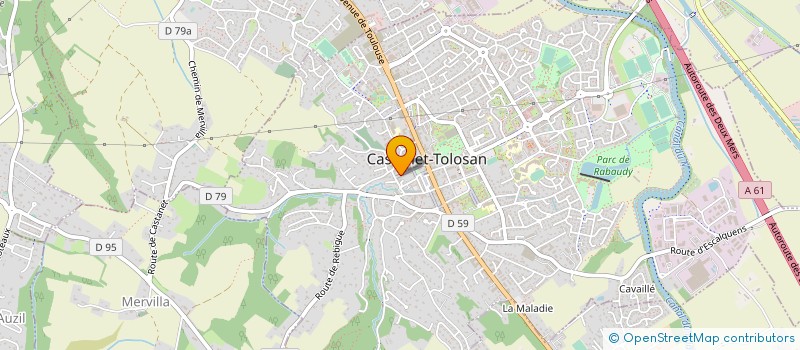 localisation de l'entreprise MONSIEUR NATHAN RANGUIN à CASTANET-TOLOSAN