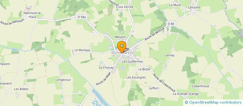 localisation de l'entreprise MONSIEUR NATHAN REBOUL à BAGE-DOMMARTIN