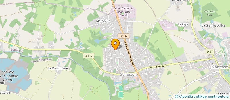 localisation de l'entreprise MONSIEUR NATHAN RENAUD  GENESTON