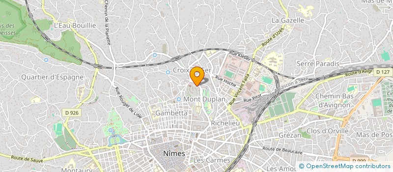 localisation de l'entreprise MONSIEUR NATHAN REVEL  NIMES