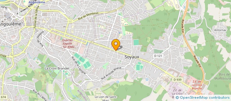 localisation de l'entreprise MONSIEUR NATHAN RIBEIRO  SOYAUX