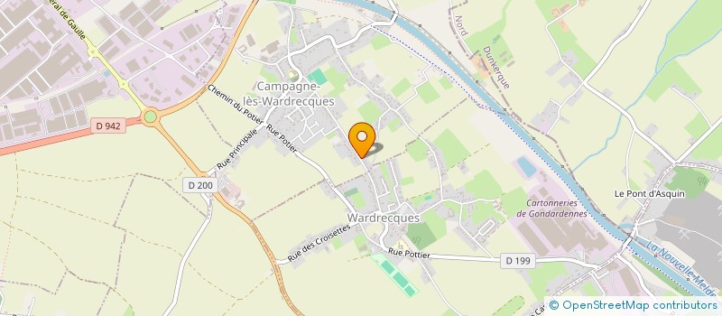 localisation de l'entreprise MONSIEUR NATHAN RICOUR  CAMPAGNE-LES-WARDRECQUES