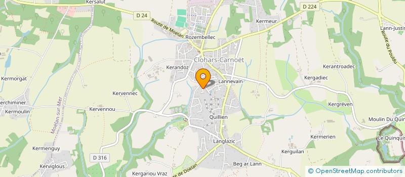 localisation de l'entreprise MONSIEUR NATHAN RIO  CLOHARS-CARNOET