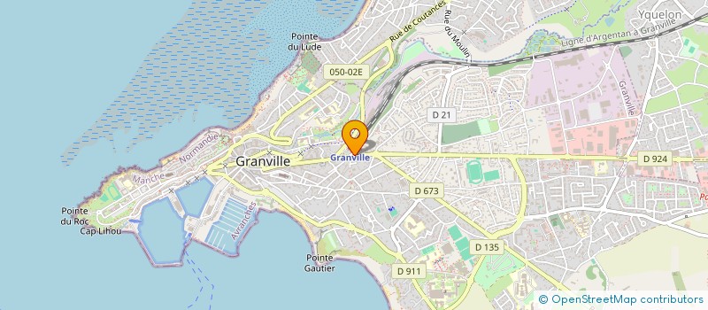 localisation de l'entreprise MONSIEUR NATHAN ROBILLARD  GRANVILLE