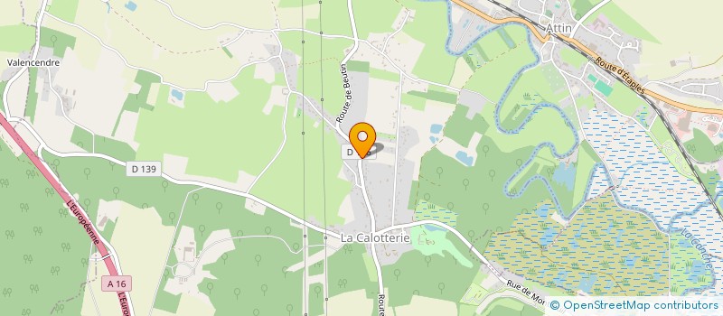 localisation de l'entreprise MONSIEUR NATHAN ROGEE  LA CALOTTERIE