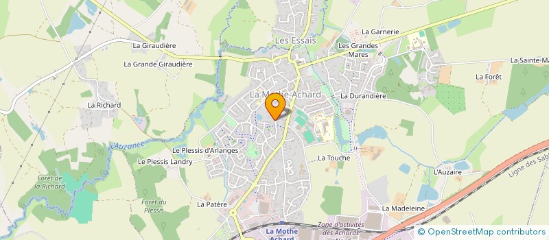 localisation de l'entreprise MONSIEUR NATHAN ROUILLER  SAINT-MATHURIN