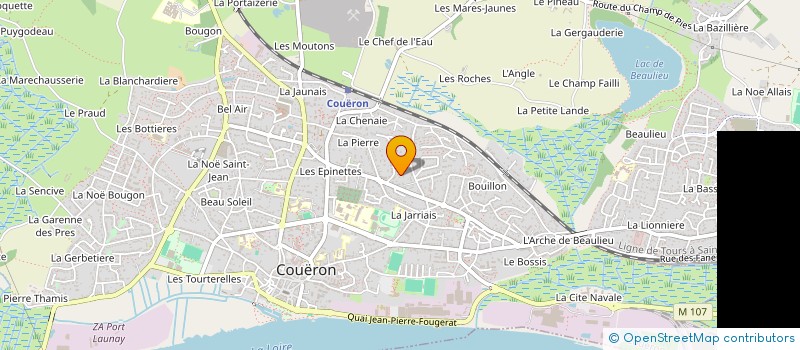localisation de l'entreprise MONSIEUR NATHAN ROUSSEAU à COUERON