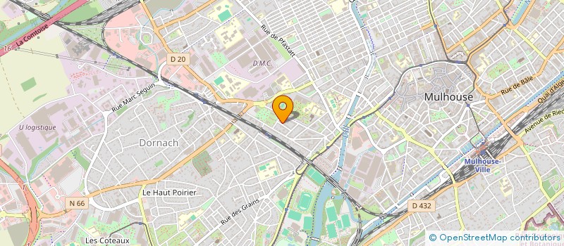 localisation de l'entreprise MONSIEUR NATHAN RUDNICKI  MULHOUSE