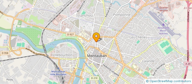 localisation de l'entreprise MONSIEUR NATHAN SACKO  MONTAUBAN