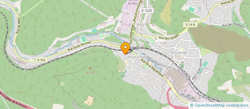 localisation de l'entreprise MONSIEUR NATHAN SAGER  KNUTANGE