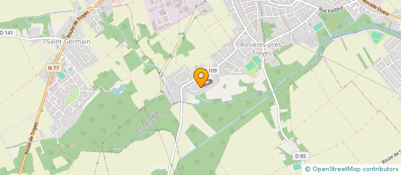 localisation de l'entreprise MONSIEUR NATHAN SALAGNAC  ROSIERES-PRES-TROYES