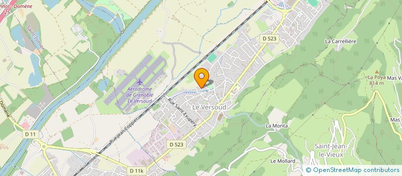 localisation de l'entreprise MONSIEUR NATHAN SANCHEZ  LE VERSOUD