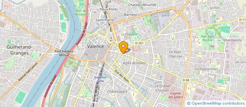 localisation de l'entreprise MONSIEUR NATHAN SCEMAMA--DINIZ  VALENCE