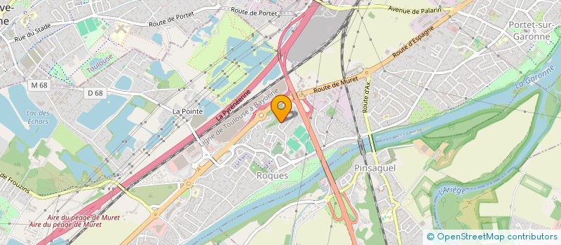 localisation de l'entreprise MONSIEUR NATHAN SEBASTIEN  ROQUES