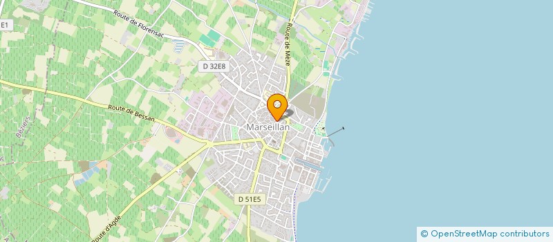 localisation de l'entreprise MONSIEUR NATHAN SEGUELA  MARSEILLAN