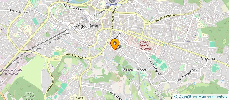 localisation de l'entreprise MONSIEUR NATHAN SERRANO à ANGOULEME
