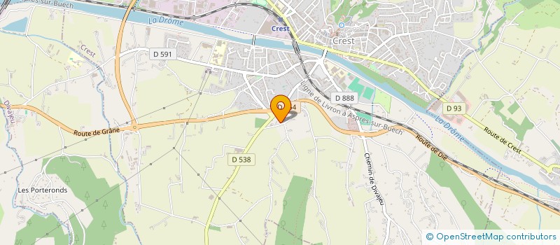 localisation de l'entreprise MONSIEUR NATHAN SIGAUD  CREST