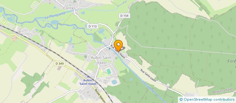 localisation de l'entreprise MONSIEUR NATHAN SIMON  AUBIN-SAINT-VAAST