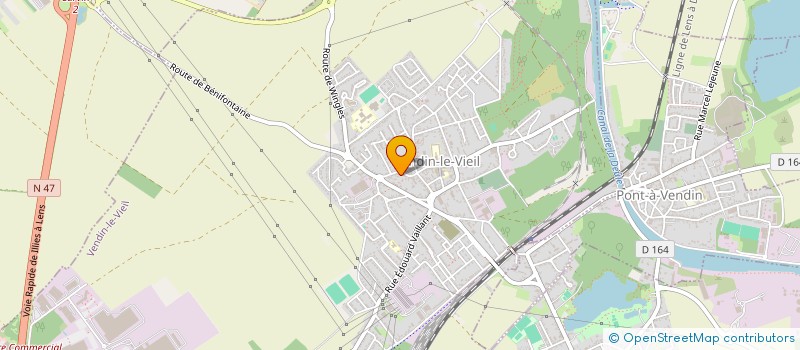 localisation de l'entreprise MONSIEUR NATHAN SINSOILLIER  VENDIN-LE-VIEIL