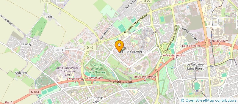 localisation de l'entreprise MONSIEUR NATHAN SITZ  CAEN