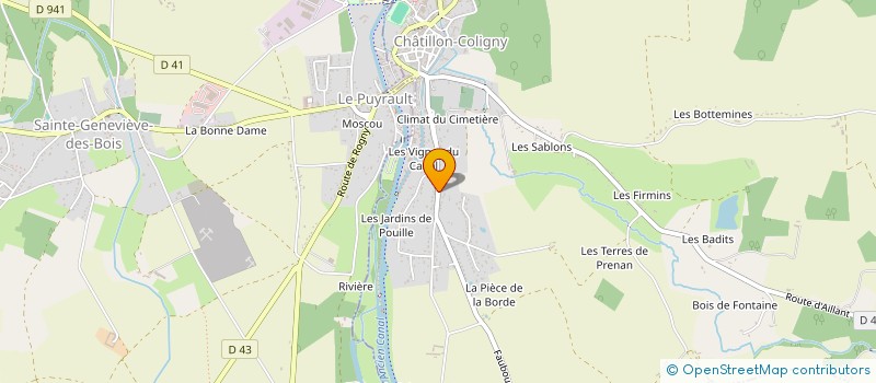 localisation de l'entreprise MONSIEUR NATHAN THOUMELIN  CHATILLON-COLIGNY