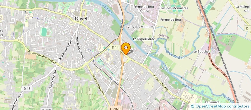 localisation de l'entreprise MONSIEUR NATHAN TRAORE à OLIVET