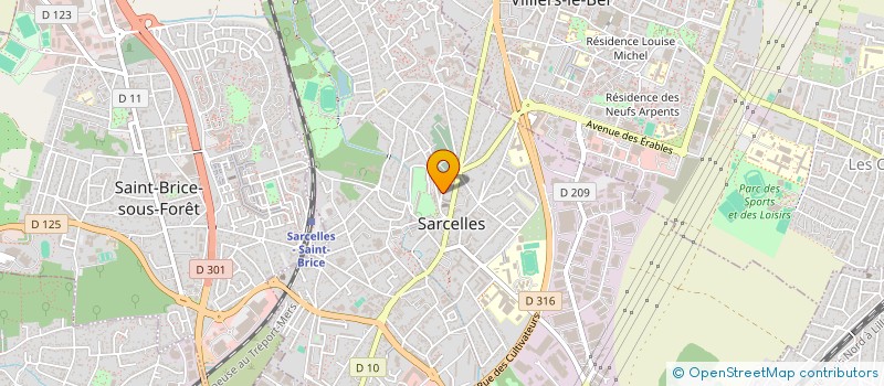 localisation de l'entreprise MONSIEUR NATHAN TULUKA KABANGU  SARCELLES