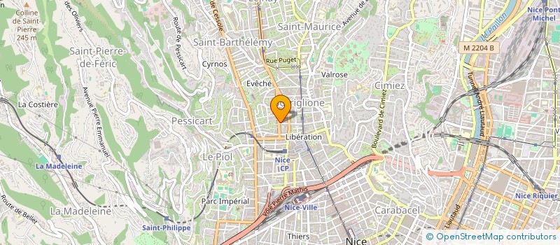 localisation de l'entreprise MONSIEUR NATHAN VALET  NICE