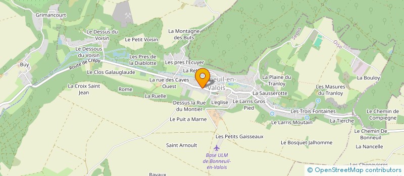 localisation de l'entreprise MONSIEUR NATHAN VAN DER CLISSEN  BONNEUIL-EN-VALOIS