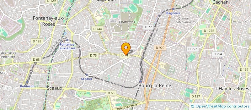 localisation de l'entreprise MONSIEUR NATHAN VARLET  BAGNEUX