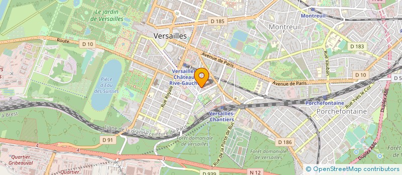 localisation de l'entreprise MONSIEUR NATHAN VIAUD à VERSAILLES