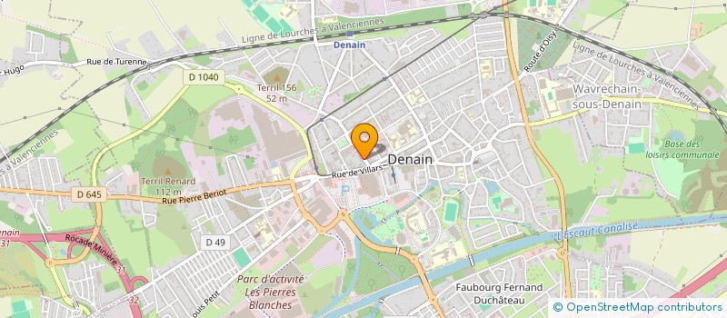 localisation de l'entreprise MONSIEUR NATHAN WARTELLE  DENAIN