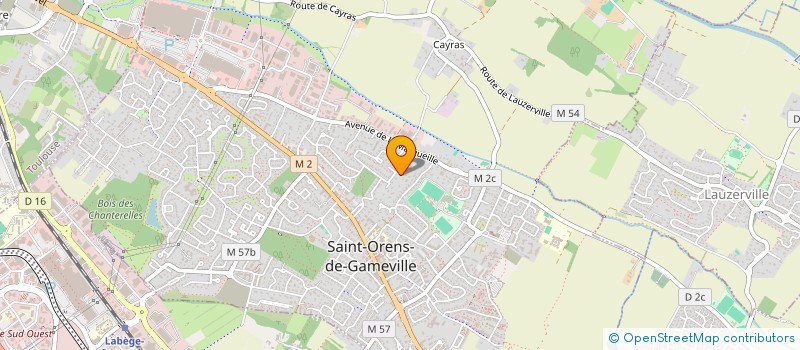 localisation de l'entreprise MONSIEUR NATHAN WURTZ  SAINT-ORENS-DE-GAMEVILLE