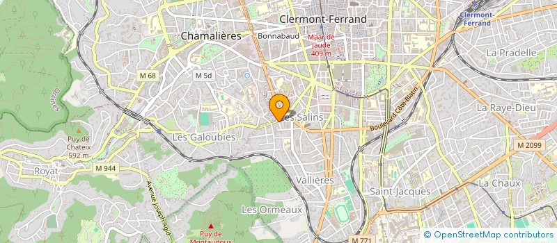 localisation de l'entreprise MONSIEUR NATHAN ZAMBONI  CLERMONT-FERRAND