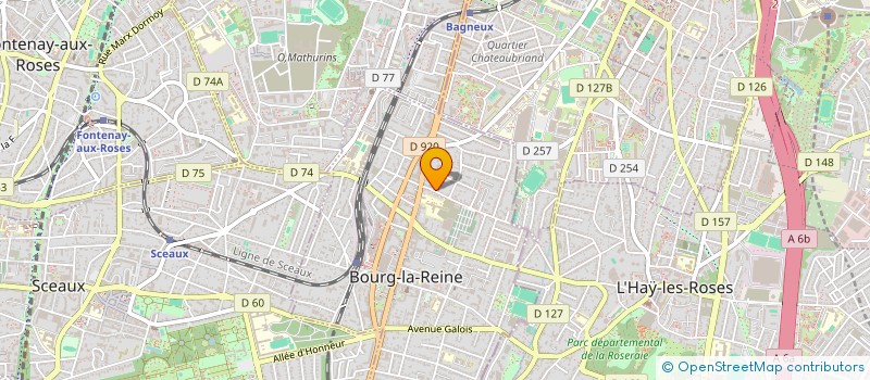 localisation de l'entreprise MONSIEUR NATHANAEL AFOY à BOURG-LA-REINE