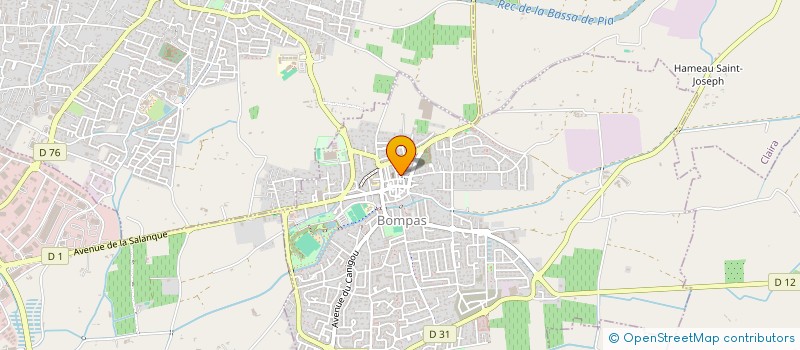 localisation de l'entreprise MONSIEUR NATHANAEL ALLAL  BOMPAS