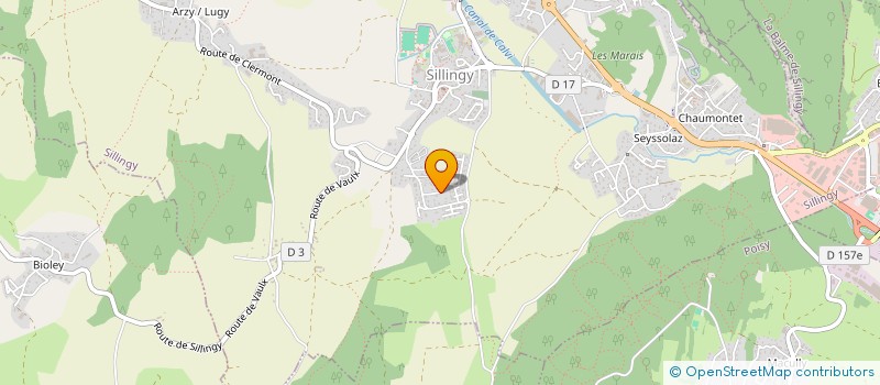 localisation de l'entreprise MONSIEUR NATHANAEL ARCOS  EPAGNY METZ-TESSY