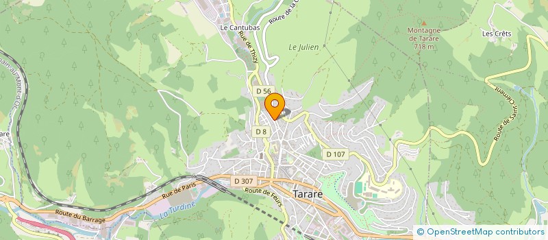 localisation de l'entreprise MONSIEUR NATHANAEL AUBIER  LES SAUVAGES