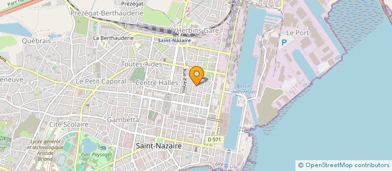 localisation de l'entreprise MONSIEUR NATHANAEL AURAY  SAINT-NAZAIRE