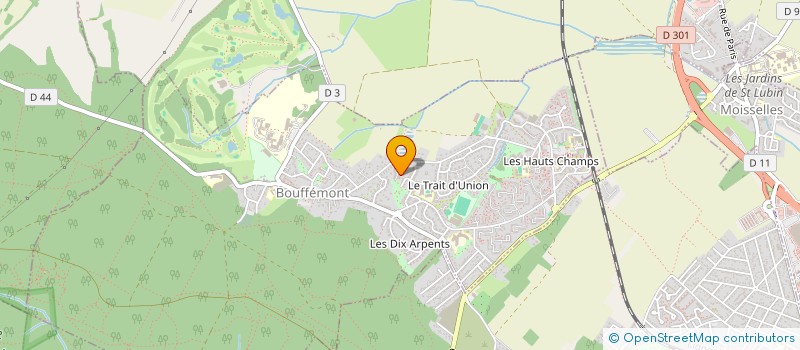 localisation de l'entreprise MONSIEUR NATHANAEL BAKER  BOUFFEMONT